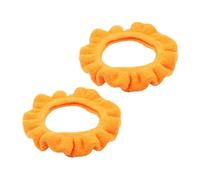 POPETPOP 2pezzi Coprisedile WC Invernale Imbottito Acrilico di Caldo e Comodo Facile da Lavare per Adulti Colore Arancione
