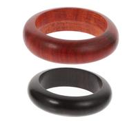 POPETPOP 2pezzi Legno Naturale Artigianale Decorativa Per Falange Creativa in Legno Per Decorazioni Per Regali e Accessori