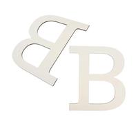 POPETPOP 2pezzi Lettere in Grandi Non Finite Bianche Per Decorazioni Lettere Da Parete Per Camere Dei Ragazzo Ragazza e Da Te Per Feste e Progetti