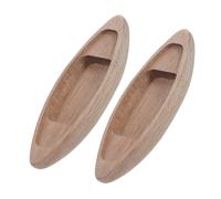 POPETPOP 2pezzi Miniature Wooden Sailboat Model Decor Nautical Theme Boat Ornaments for Home Office And Garden Decor Realistic Design with Polished Finish