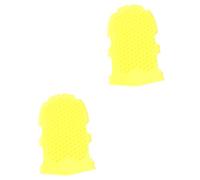 POPETPOP 2pezzi Spazzola Da Bagno Doppia Faccia Alimentare Guanto Massaggiante Esfoliante Per Corpo e Viso Colori Random Per Tutta La Famiglia