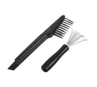 POPETPOP 2pezzi Spazzola Di Pulizia Per Pettini Per Capelli Di Strumenti Per Pulizia Delle Spazzole Mini Pettine Manico Per Rimuovere La Polvere Grovigli Di Capelli Utilizzo Domestico n