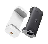 POPETPOP 2pezzi Supporto Per Smartphone Con Clip Treppiede Per Live Streaming e Fotografia Montaggio Versatile Per Scatti Orizzontali e Verticali Attacco Freddo Per Accessori Esterni
