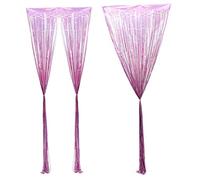 POPETPOP 2Pezzi Tende Frangia Lucida per Decorazioni Eventi Sfondo Festivo per Matrimoni e Feste Atmosfera Brillante e Accogliente come Foto