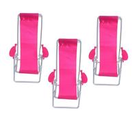 POPETPOP 3 Mini da Spiaggia Pieghevole in Miniatura Decorazione Realistica per Mobili Bambole Accessorio Versatile per Giochi e Micro Paesaggi Mare