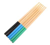 POPETPOP 3 Paia Bacchette in Legno D'acero Per Esercitazioni Gruppo Da Solista, Bacchette Antiscivolo Per Strumenti Musicali A Percussione.