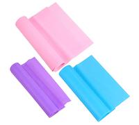 POPETPOP 3 Pezzi Cintura Yoga per Stretching e Fitness Fascia Resistente per Esercizi Yoga Migliora Flessibilità e Rosa