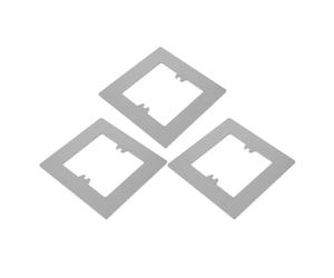 POPETPOP 3 Pezzi Copertura per Prese Elettriche da Muro in PC Tipo 86, Resistente a Scolorimento e Deformazione, Facile da Installare, Design Versatile per Miglioramento della Casa
