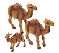 POPETPOP 3 Pezzi Giocattolo Cammelli Piccoli Cammelli Figurine Giocattoli Figura Decorazioni Natalizie Ornamenti Per Ornamenti Natalizi Ornamento Natalizio Animale Mini Resina