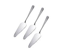 POPETPOP 3 pezzi Paletta Acciaio Inossidabile per Pizza e Torta Spatola Ergonomica Multifunzione con Seghettata per Taglio Preciso e Facile Pulizia Utensile Durevole