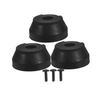 POPETPOP 3 pezzi Punte Antiscivolo per Bastone da Passeggio Tre Piedi da Gomma Resistente per Stabilità e Sicurezza Camminando Accessori per Anziani Uso Interno ed Esterno