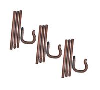 POPETPOP 3 Pezzi Puntelli di Traduzione Puntello della Stampella di Halloween Oggetti di Scena per Costumi Cosplay Puntello di Canna Decorativo Puntello di Canna Cosplay Plastica Dark Brown