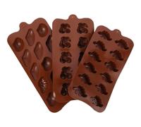POPETPOP 3 Pezzi Stampo in Silicone per Budino e Cioccolatini Superficie Liscia, Facile da Sformare, Design Adorabile a Forma di Nuvola e Pesca, la Preparazione Casalinga e Feste