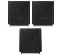 POPETPOP 3 Pezzi Supporto per Microfono Cb in Metallo Nero Clip Pratica per Auto e Moto, Gancio Resistente per Fissaggio Radio e Microfono Wireless Durante la Guida