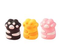 POPETPOP 3 pezzi Temperamatite Manuali Piccoli per Studenti Design Cartone Animato Gatto Affilatura Rapida e Precisa Materiali Plastica e Metallo Resistenti per Scuola e Bricolage Ragazzo