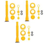 POPETPOP 3 Set Adattatori per Bombole Gas con Ugelli Sostitutivi Kit Flessibile per Taniche per Barbecue e Esterno