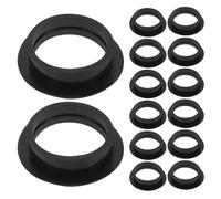 POPETPOP 30 Pezzi Anello in Gomma Nero per Sensore Parcheggio Auto, Guarnizione e Resistente per Radar di Parcheggio Posteriore