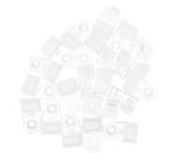 POPETPOP 30 Pezzi Clip di Fissaggio per Vetro in Acrilico Minimalista con Design di Precisione e Alta Resistenza, per Armadietto Bagno e Specchio da Porta