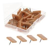POPETPOP 30 Pezzi Guide Per Cassetti Gamba Della Sedia Alianti Slider Cursore Della Sedia Scivola Piedini Per Mobili Cucciolo Di Mobili Scivoli Per Mobili Cursori Marrone Ferro