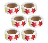 POPETPOP 3000 Adesivi Premio a Forma di Stella Scintillanti Autoadesivi su Pezzi Piccoli Adesivi Incentivanti per Insegnanti e Uffici Decorazioni per Tabelle Ricompensa e Progetti