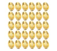 POPETPOP 30pezzi Mini Ingots Yuanbao Feng Shui Decor Symbol of Wealth for Home Office Creative Miniature Ornaments for Friends and Family