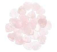 POPETPOP 30pezzi Pietre Decorative Cristallo per Acquari Ornamenti Forma di Cuore per Decorazioni Acquatiche e Giardini Sicure per Pesci e Ambienti Freschi e Salati