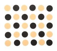 POPETPOP 32 Pezzi di Pedine Rotonde in Plastico per Scacchi e Dama Accessori Sostitutivi Facili da Trasportare per Giochi da Tavolo