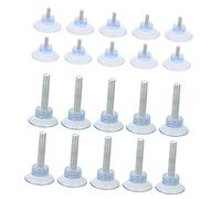 POPETPOP 32pezzi Supporti Antivibranti Per Mobili Ventose in Pvc Riducono Rumore Vibrazioni e Scivolamento Per Tavolini Da Tè Tavoli Da Ufficio Poltrone e Letti Livellatori Per Gambe Filett