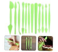 POPETPOP 36 Pezzi Cake Sculpting Tools Precision Plastic Clay And Fondant Modeling Kit for Creative DIY Cake Decorating Pottery And Sugarcraft Art Projects
