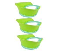 POPETPOP 3pezzi Cappello Regolabile Per Protettore Per Orecchie e Silicone Verde Per Bagno e Shampoo Anni