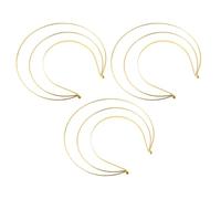 POPETPOP 3pezzi Cerchietto Corona in Metallo Strati per Ragazze e Donne Dorato Cerchietto Corona da Principessa per Matrimoni Feste di Compleanno e Balli di Fine Anno