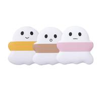 POPETPOP 3pezzi Piumino Da Cipria Leggero Soffio Al Polpastrello Per Cosmetici Viso Piumino Di Bellezza Mini Per Cipria Applicazione Asciutto e Umido Accessorio Make up Donna