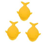 POPETPOP 3pezzi Spazzola Da Bagno Silicone Per Spazzola Esfoliante Morbida e Delicata Strumento Per Pulire Massaggiatore Per Capelluto Stimola La Circolazione Rimuove Dandruff e Secchezza