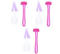 POPETPOP 3sets Rasoio Privato Per Donne Di Lamette Silicone Creativo Per Depilazione Inguine e Bikini Casual Sicuro e Facile Da Usare Per Novizie e