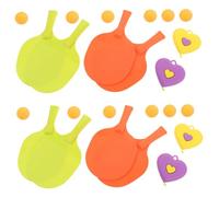 POPETPOP 4 Impostato Coordinazione Mano Occhio per Sviluppo Sensoriale e Correzione della Visione Include Kit con Racchette e Palline Colori
