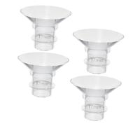 POPETPOP 4 Inserti Flangia Silicone per Tiralatte Indossabile Kit Ricambio e Pratico per Allattamento Compatibili con Pompa Elettrica e Wearable Facili Usare e Durevoli