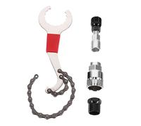 POPETPOP 4 Kit Utensili Riparazione Bici con Estrattore Pedivella e Chiave Resistente per Guarniture Quadrate e Dentate Facile Usare per Smontaggio Manovelle e