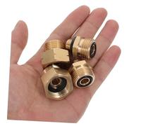 POPETPOP 4 Pezzi Adattatore Professionale per Bombola Gas Converter Resistente per Rifornimento Gpl Compatto e Facile da Usare per da e Stufa Esterna