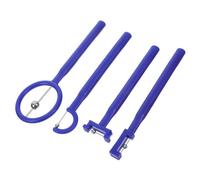 POPETPOP 4 Pezzi Allenatore per Muscoli della Lingua Strumento per Allenamento della Punta Lingua Adatto a Disturbi del Linguaggio Kit di Stimolazione Orale