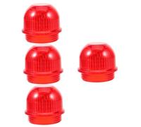 POPETPOP 4 Pezzi Alloggiamento Per Luce Allarme Avvertimento Per Veicoli Segnalazione Standard LED Segnalazione Ricambio