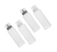 POPETPOP 4 Pezzi Bottiglia Squeeze per Condimenti da 350ml in Pp e Pe con Corpo Traslucido e Tappo Antiperdita per Cucina e Insalate