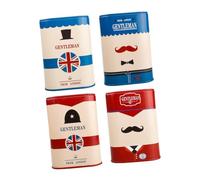 POPETPOP 4 pezzi Contenitore per Lame di Rasoio Usate in Latta Salvaspazio Scatola Portarifiuti Pratica e Portatile per Smaltimento Sicuro di Lame da Barba e Forbici per Casa e