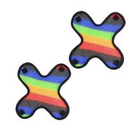POPETPOP 4 Pezzi Cuscinetti Interni Casco con Rete Nido Dape Tappetino Isolante e Rinfrescante per Accessorio Antiscivolo e Traspirante per Uso Esterno