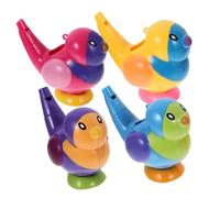 POPETPOP 4 pezzi Fischietti per Forma Plastica da Bagno Educativo e Divertente per Ragazzo Ragazza Suono Allegro e Animato per Giochi Acquatici