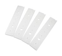 POPETPOP 4 Pezzi Ice Pack Industriale Riutilizzabile, Ice Box in Plastica Bianco, per Raffreddamento a Basso Consumo, per Merci Sensibili e Farmaci, per Logistica della Catena del Freddo
