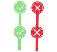 POPETPOP 4 pezzi Palette Voto Riutilizzabili per Insegnanti e Giudici Tabellone Portatile con Liscio e Materiale Resistente per Giochi Educativi e Interazione Studenti