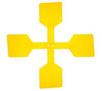 POPETPOP 4 Pezzi Piastra Portatile per Luce Dentale in Plastica, Gialla, | Protezione per Occhi dei Pazienti, Riduce i Riflessi, Leggero per Laboratorio e Procedure Odontoiatriche