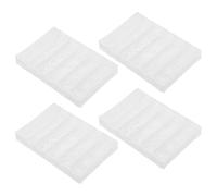POPETPOP 4 Pezzi Stampi in Silicone per Nail Art 3d Fiori Primaverili e Ibisco Hawaiano, Set da Trasparenti per Scultura Unghie, Strumenti per Manicure Professionale e Uso Domestico