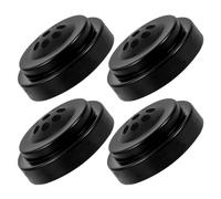 POPETPOP 4 Pezzi Supporto 8 e in Scrivania Bandiera Plastica Nero per Fori, Facile Usare Superficie Liscia Decorazioni Ufficio da Tavolo