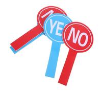 POPETPOP 4 pezzi Tavole Voto Portatili in Schiuma Rigida Palette Riutilizzabili Sì e No per Aula e Giuria Materiale Resistente e Flessibile per Votazioni e Giochi